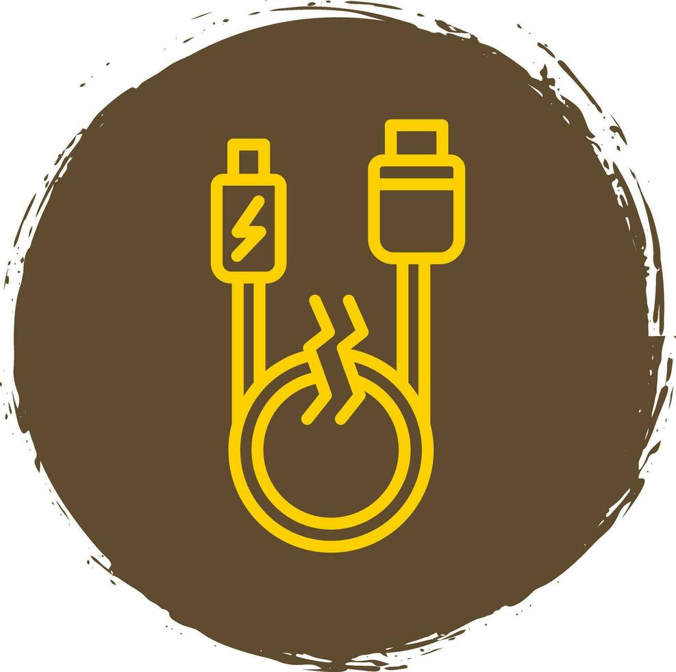 Usb cable Vector Icon Design