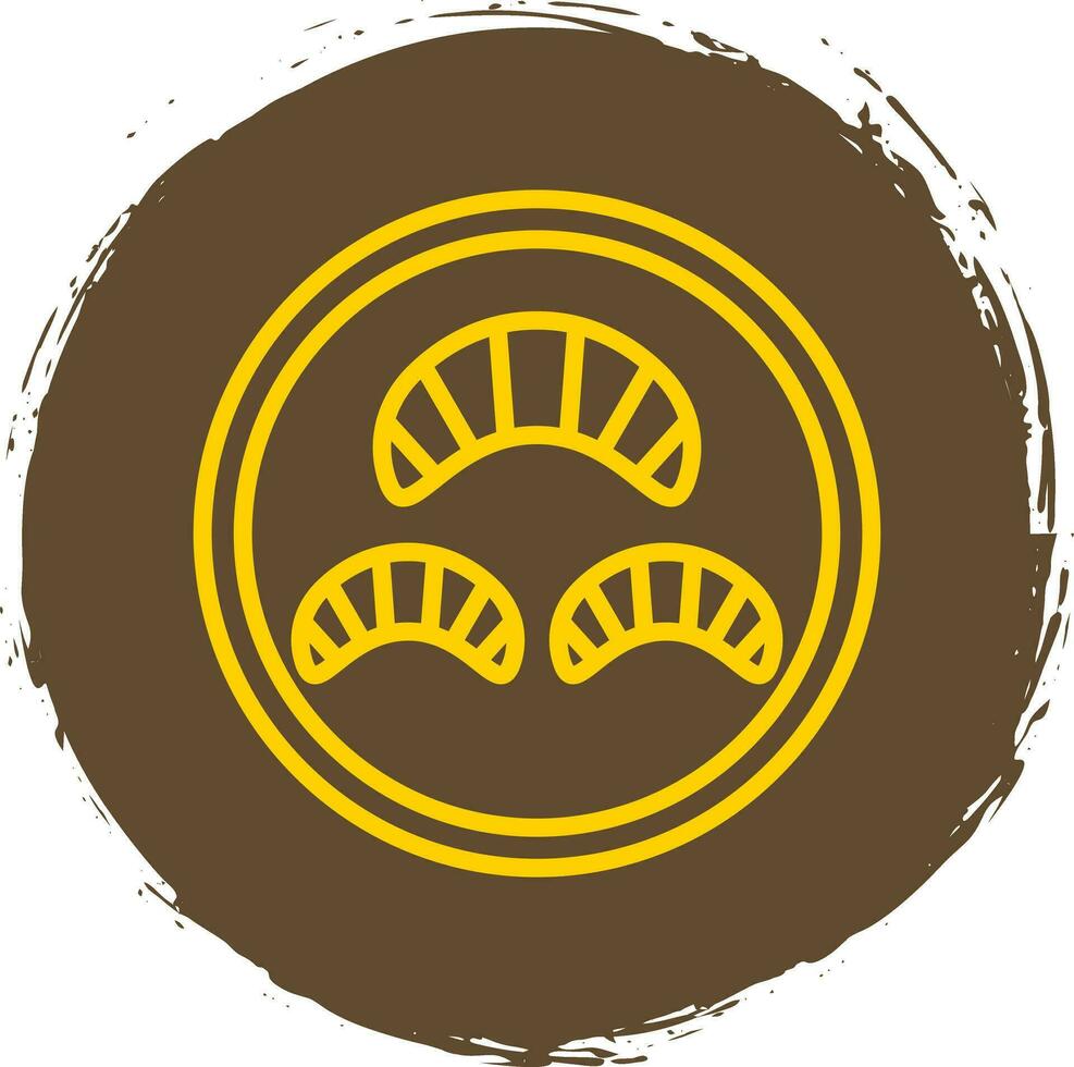 Croissant Vector Icon Design