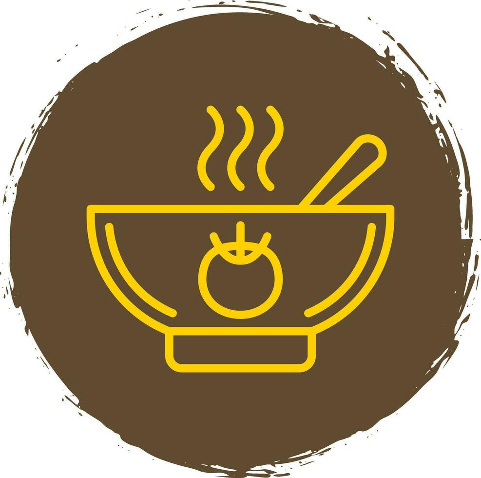 Tomato Soup Vector Icon Design