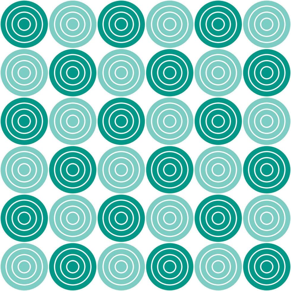 Green circle pattern. Circle vector seamless pattern. Decorative element, wrapping paper, wall tiles, floor tiles, bathroom tiles.