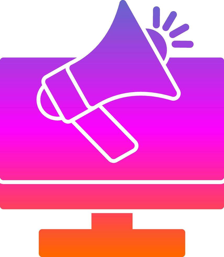 Megaphone Vector Icon Design