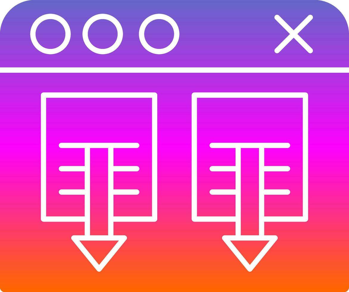Web Browser Vector Icon Design