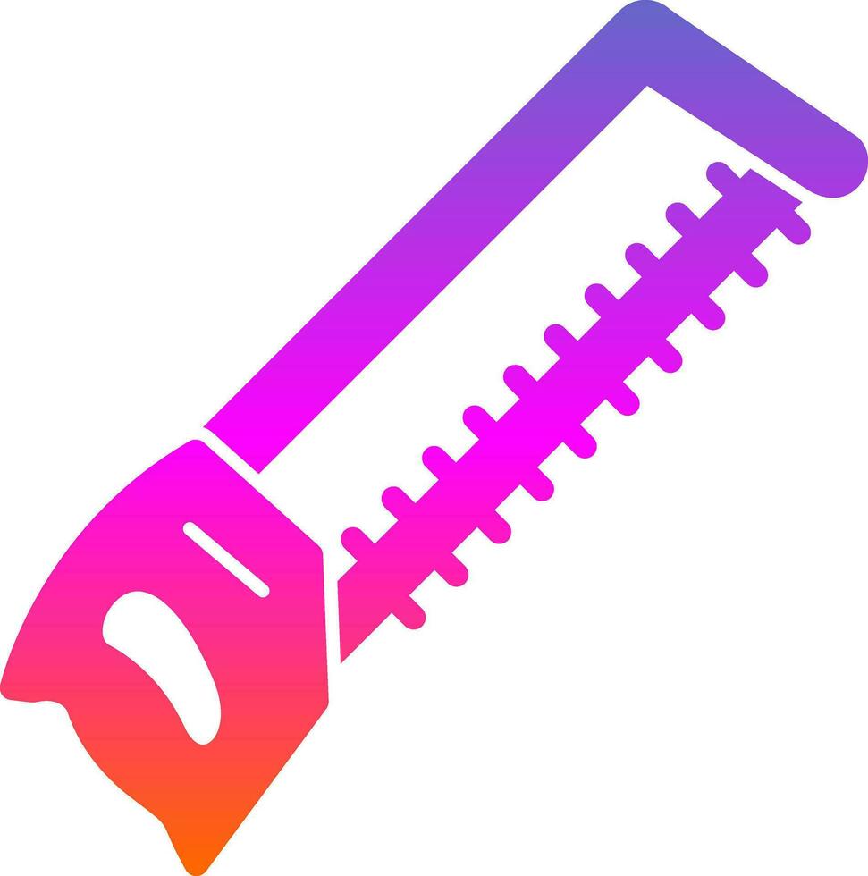 Bow saw Vector Icon Design