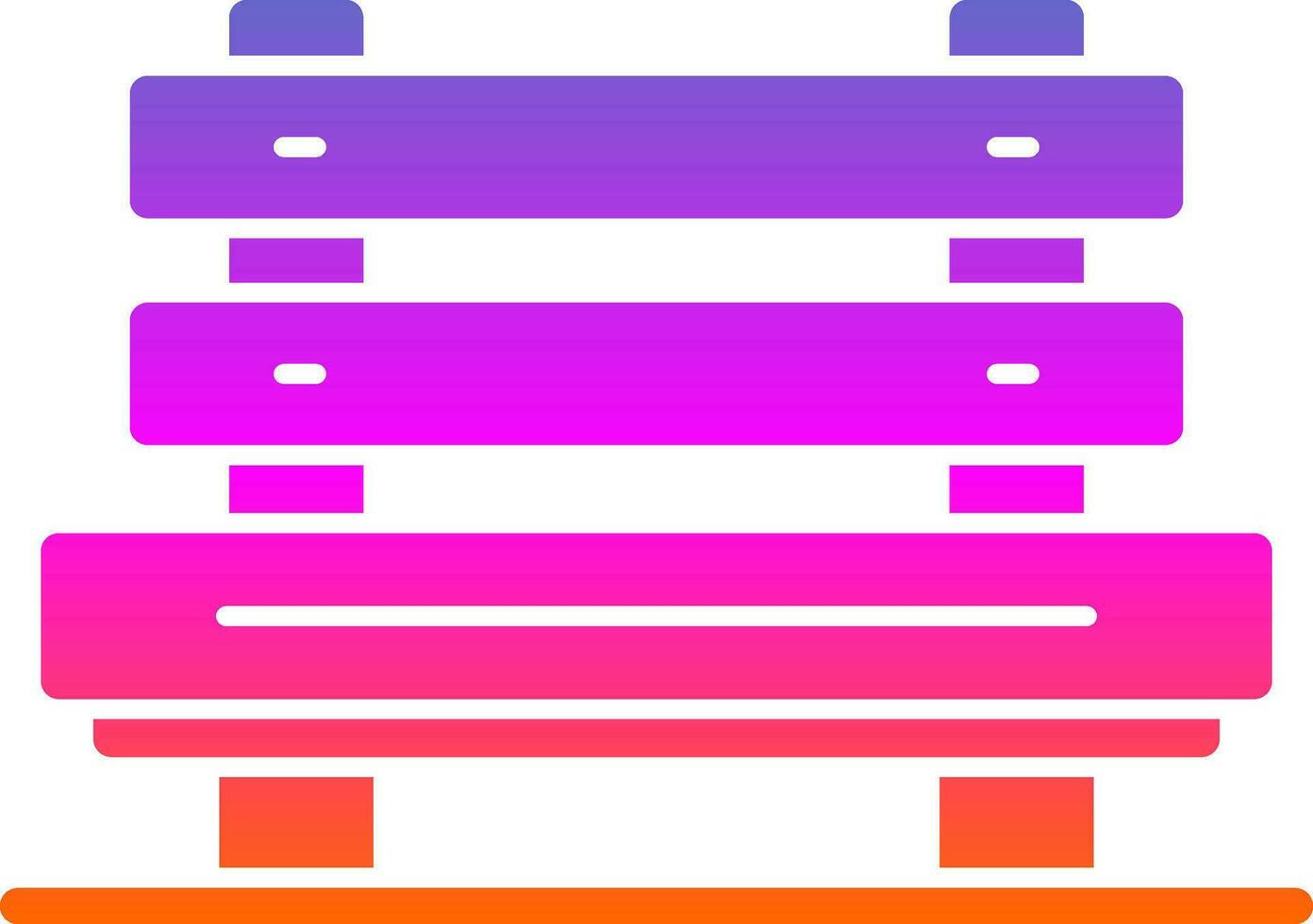 Bench Vector Icon Design