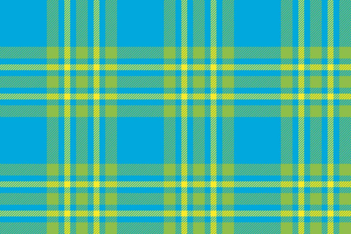 Plaid background, check seamless pattern in blue. Vector fabric texture for textile print, wrapping paper, gift card or wallpaper.