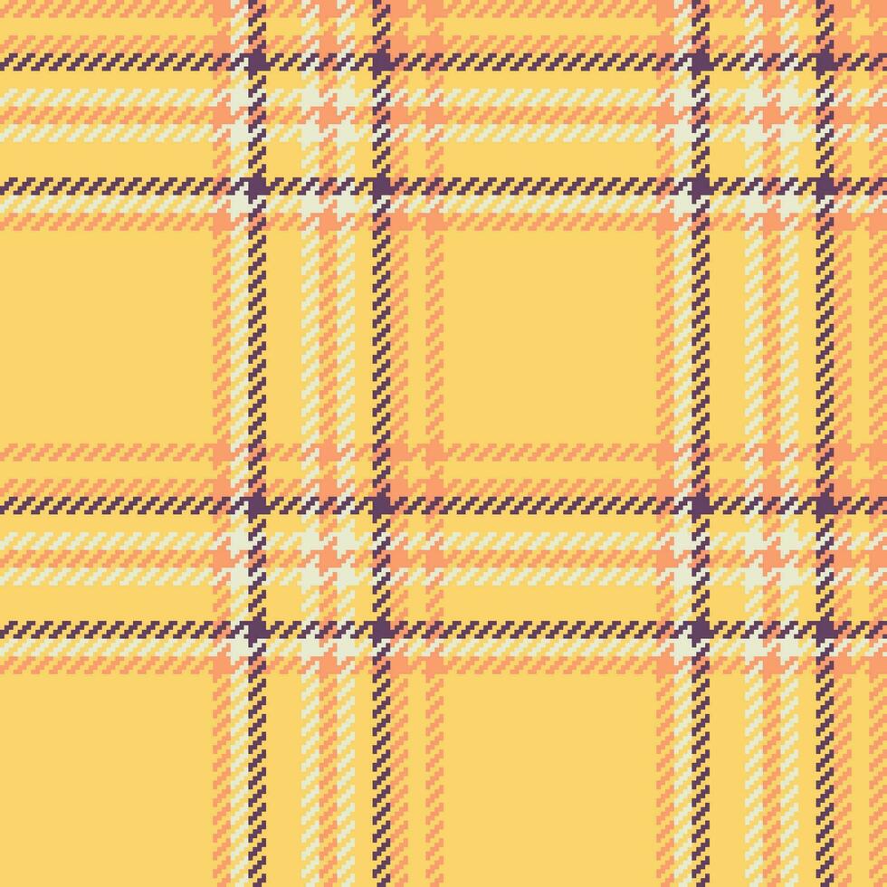 Seamless texture pattern of tartan fabric background with a textile vector check plaid.