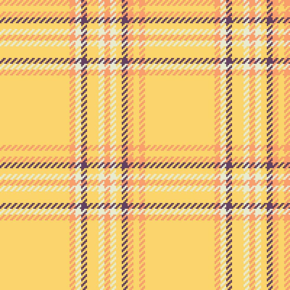 Seamless texture pattern of tartan fabric background with a textile vector check plaid.