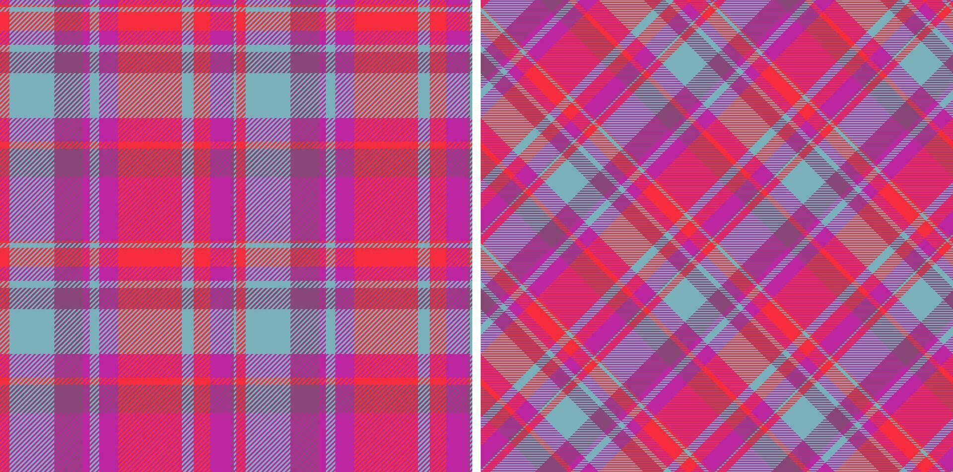 Seamless vector pattern of fabric texture check with a background tartan textile plaid.
