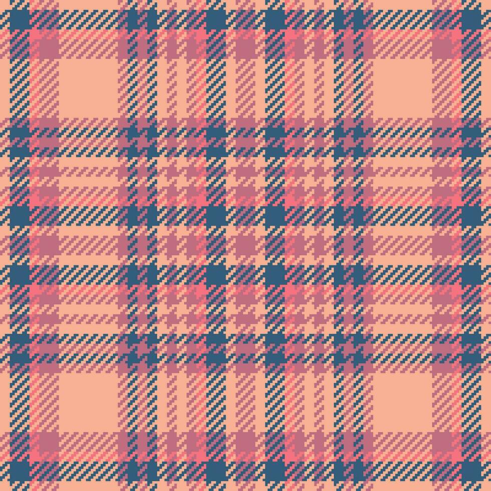 Background pattern texture of plaid check seamless with a vector textile tartan fabric.