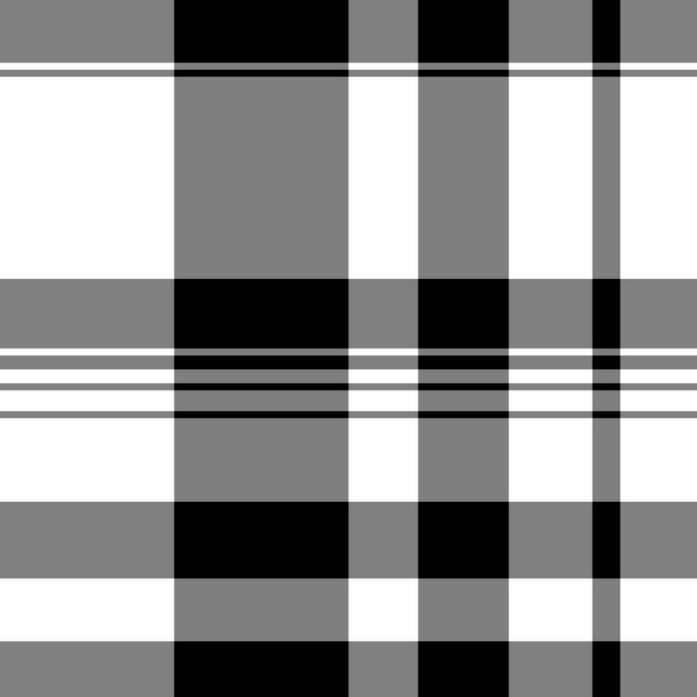 Plaid textile background of seamless fabric vector with a pattern texture check tartan.