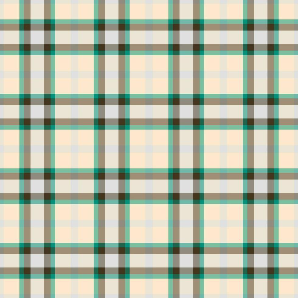 Fabric plaid pattern of textile check tartan with a vector texture seamless background.