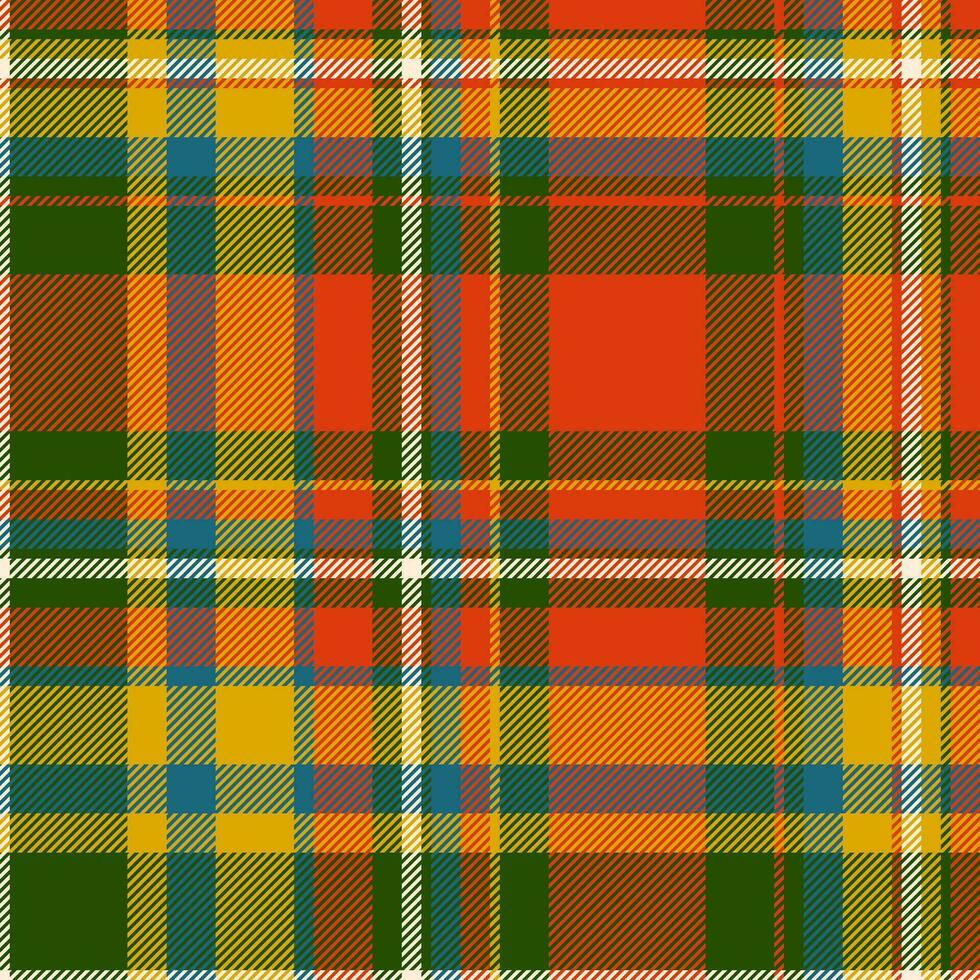 Background plaid pattern of fabric tartan check with a seamless texture vector textile.