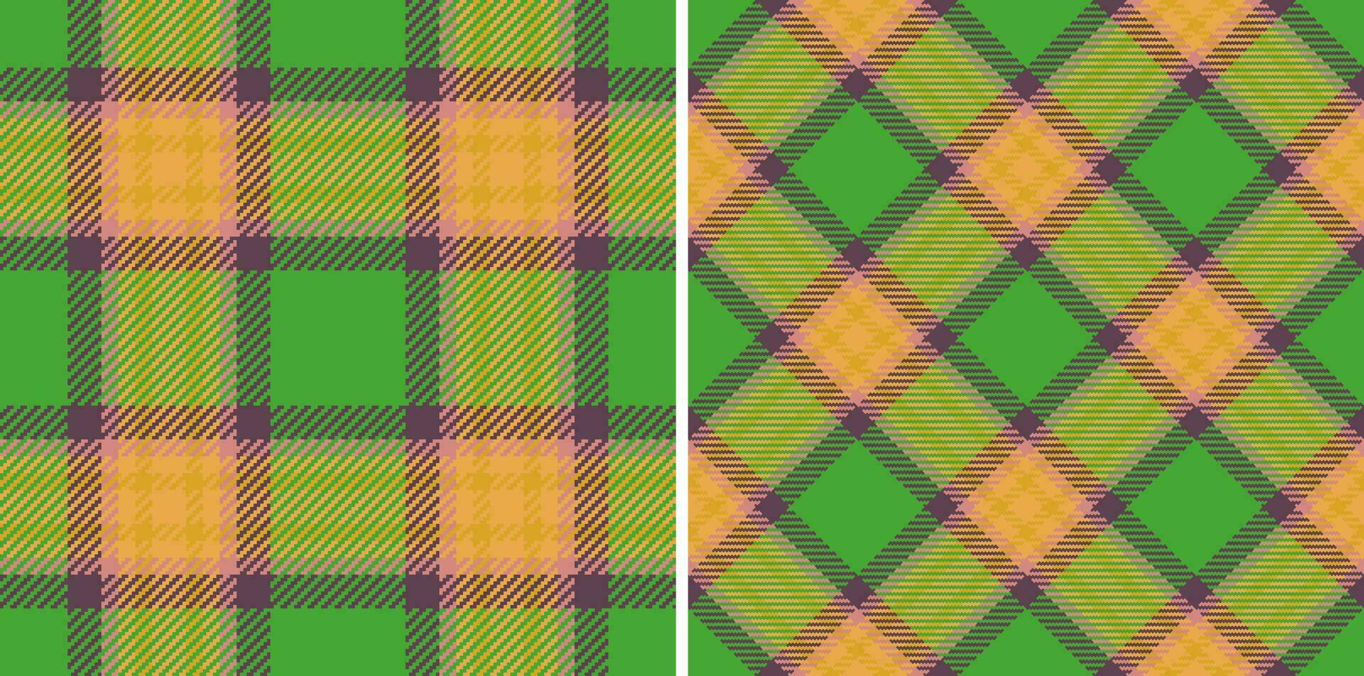 Textile fabric plaid of texture check pattern with a background tartan vector seamless.