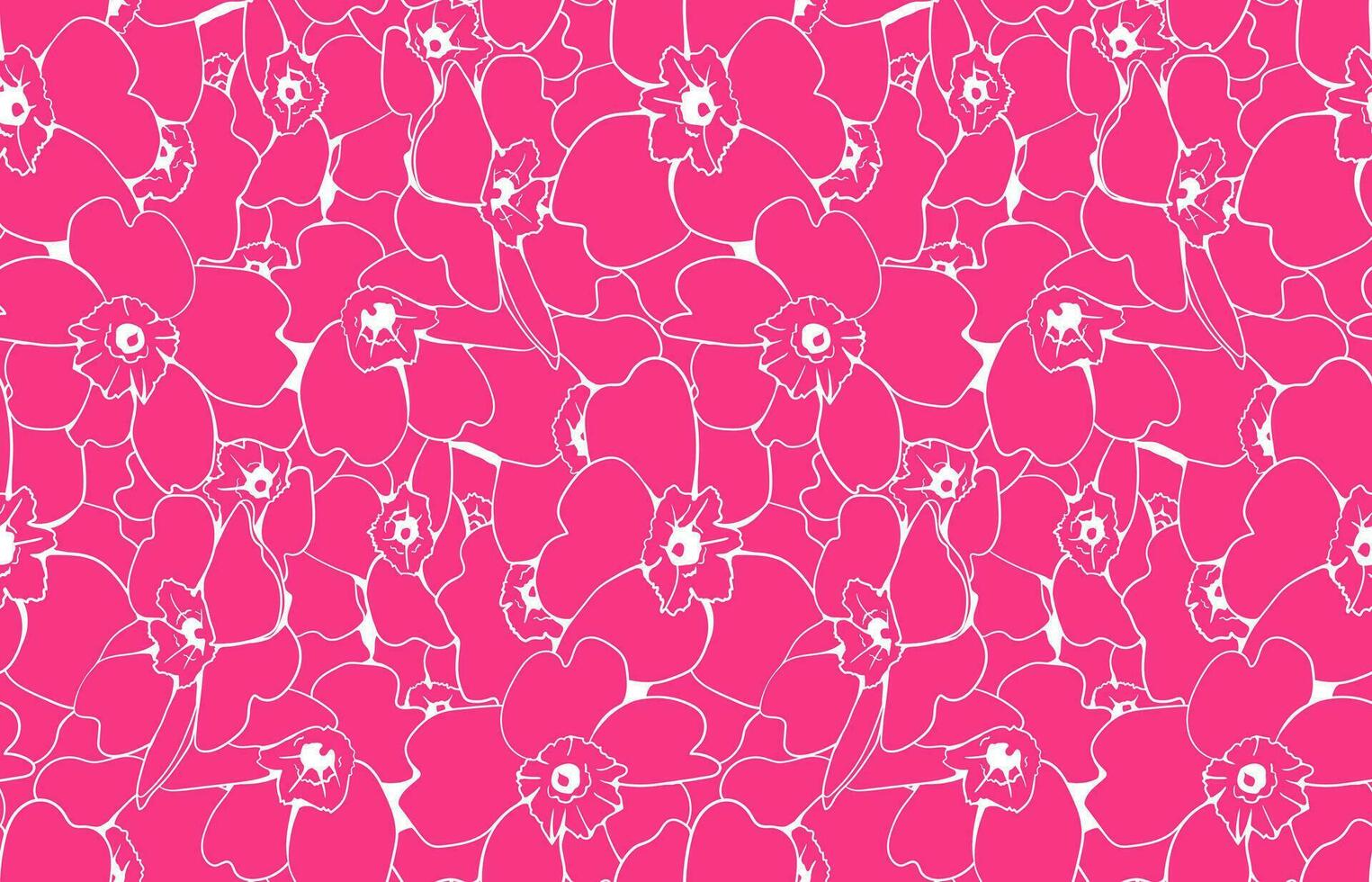 fondo de vector transparente de patrón floral. diseño de papel tapiz de follaje y flores de la naturaleza.