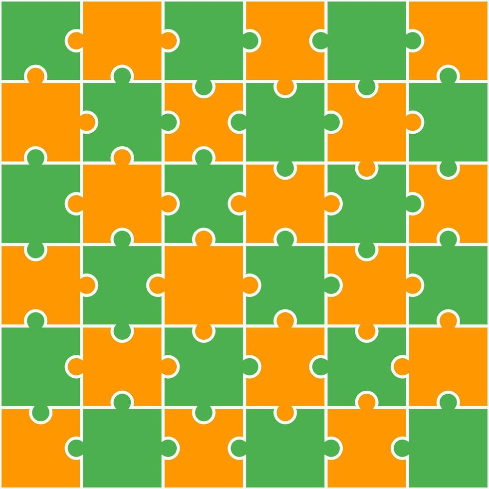St. Patrick's day jigsaw pattern. jigsaw line pattern. jigsaw seamless pattern. Decorative elements, clothing, paper wrapping, bathroom tiles, wall tiles, backdrop, background. vector