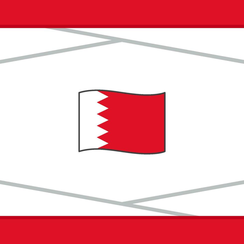 Bahrain Flag Abstract Background Design Template. Bahrain Independence Day Banner Social Media Post. Bahrain Vector