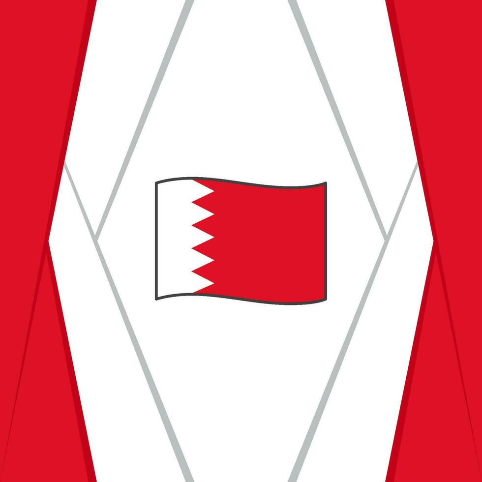 Bahrain Flag Abstract Background Design Template. Bahrain Independence Day Banner Social Media Post. Bahrain Flag vector