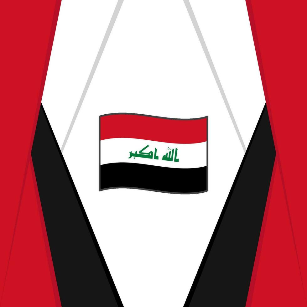 Irak bandera resumen antecedentes diseño modelo. Irak independencia día bandera social medios de comunicación correo. Irak antecedentes vector