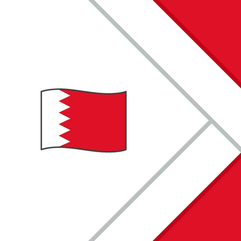 Bahrain Flag Abstract Background Design Template. Bahrain Independence Day Banner Social Media Post. Bahrain Illustration vector