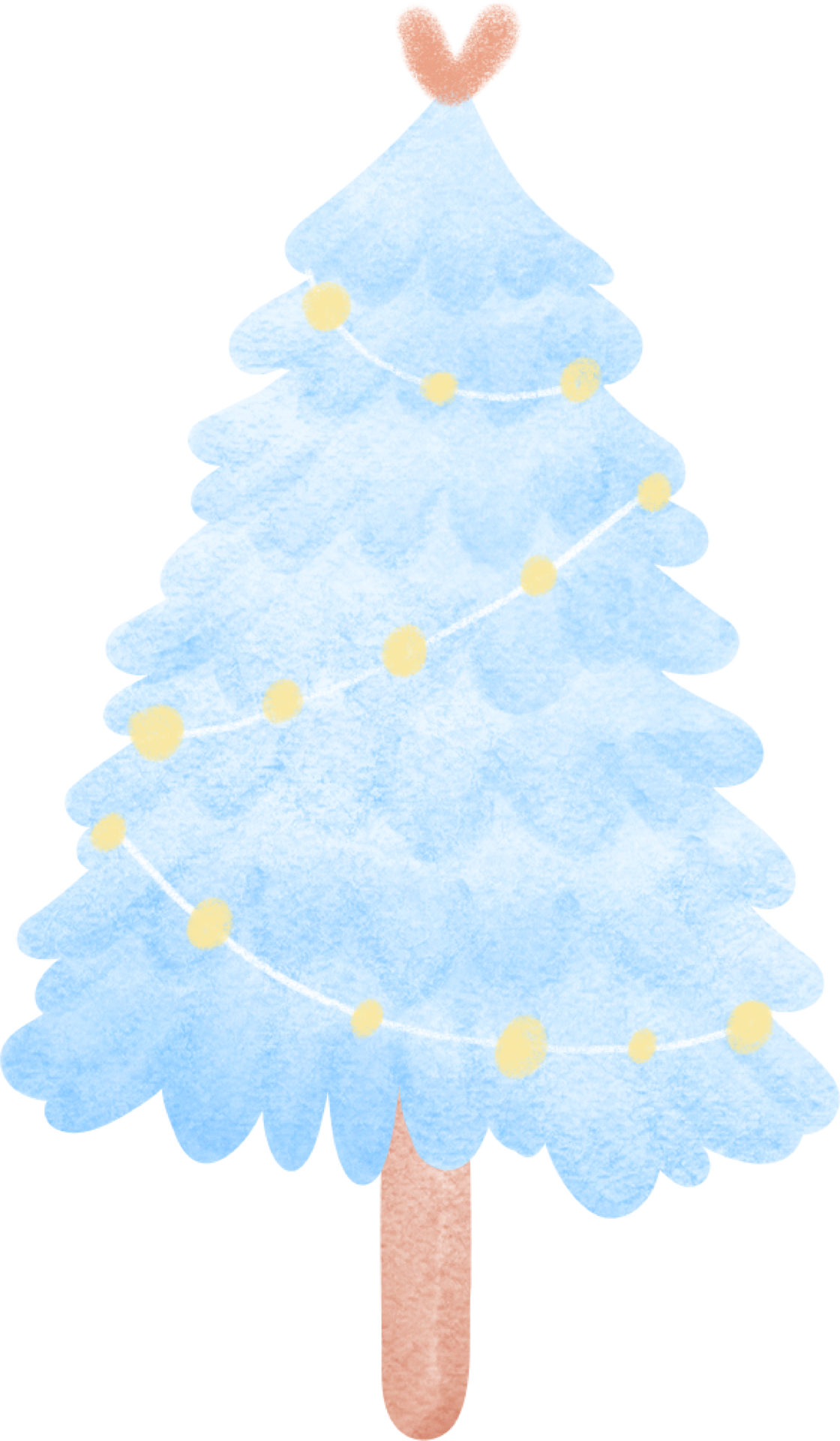 blue-christmas-tree-illustration-30821763-png