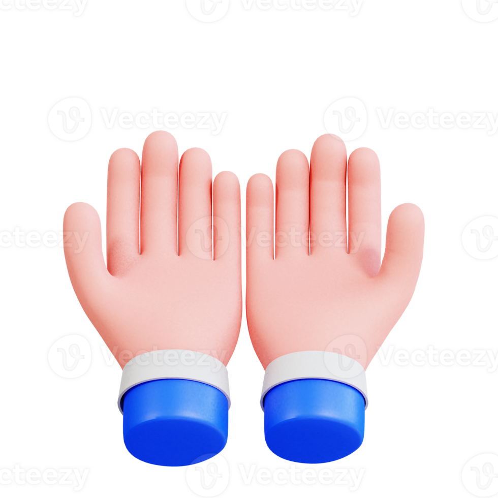 Hand Gesture Vol 3 3D Icon png