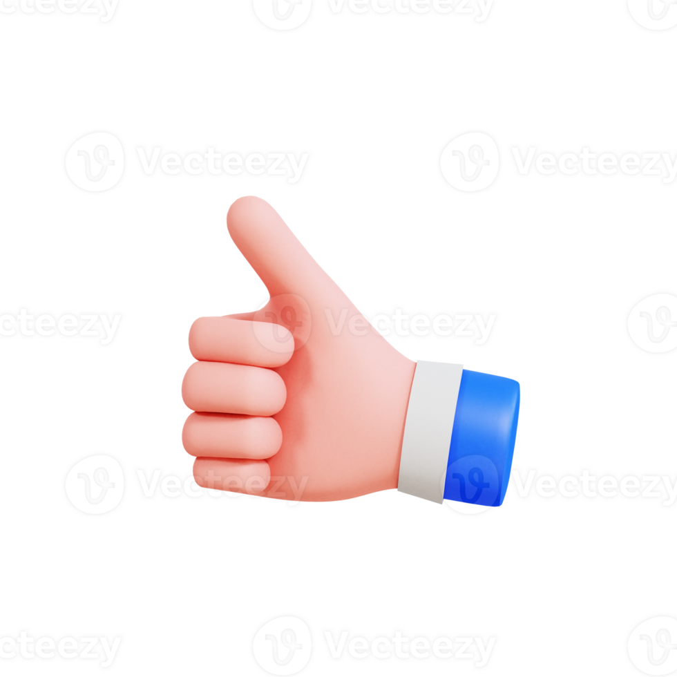 Hand Gesture Vol 1 3D Icon png