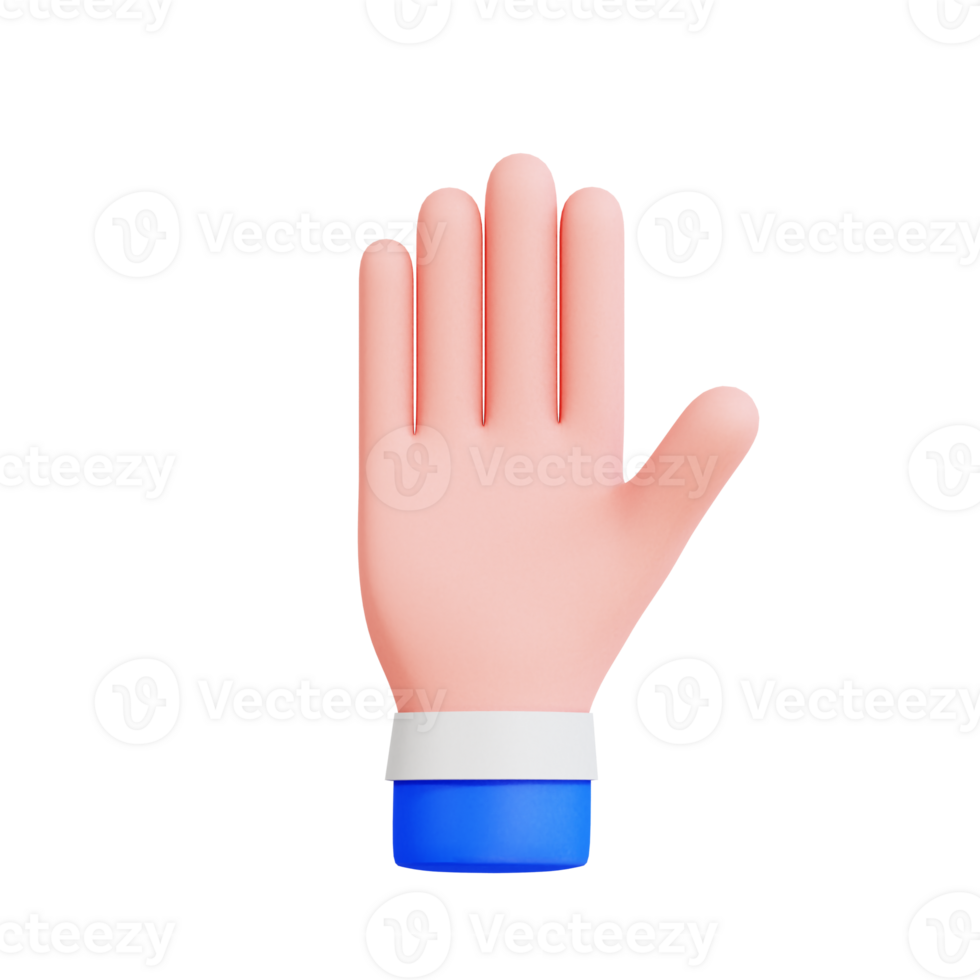 Hand Gesture Vol 1 3D Icon png