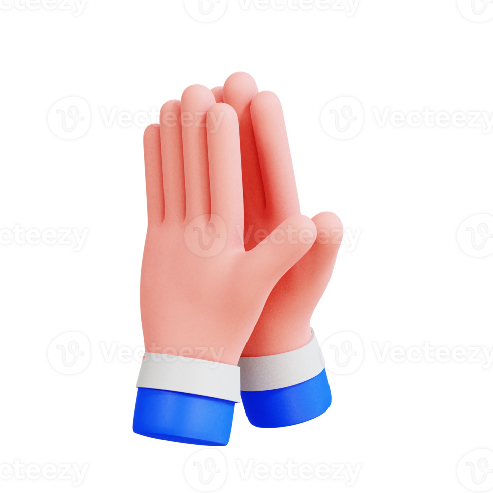 Hand Gesture Vol 3 3D Icon png