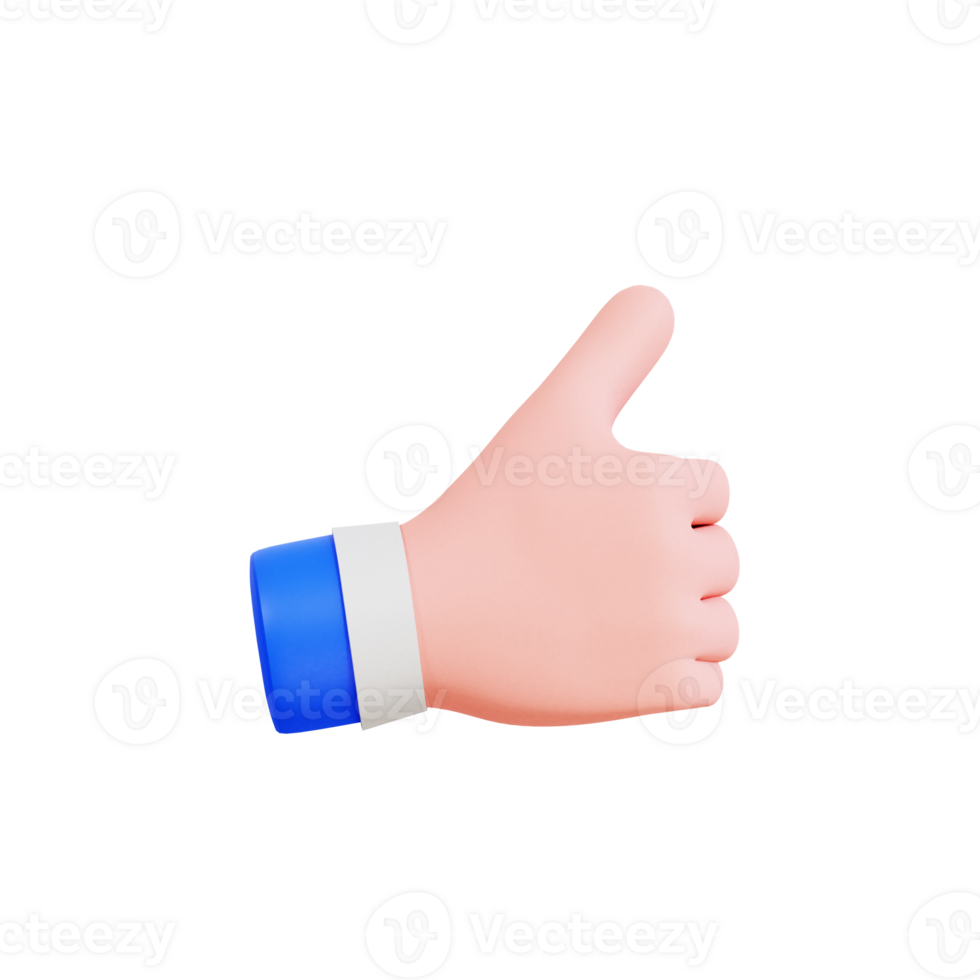 Hand Gesture Vol 1 3D Icon png