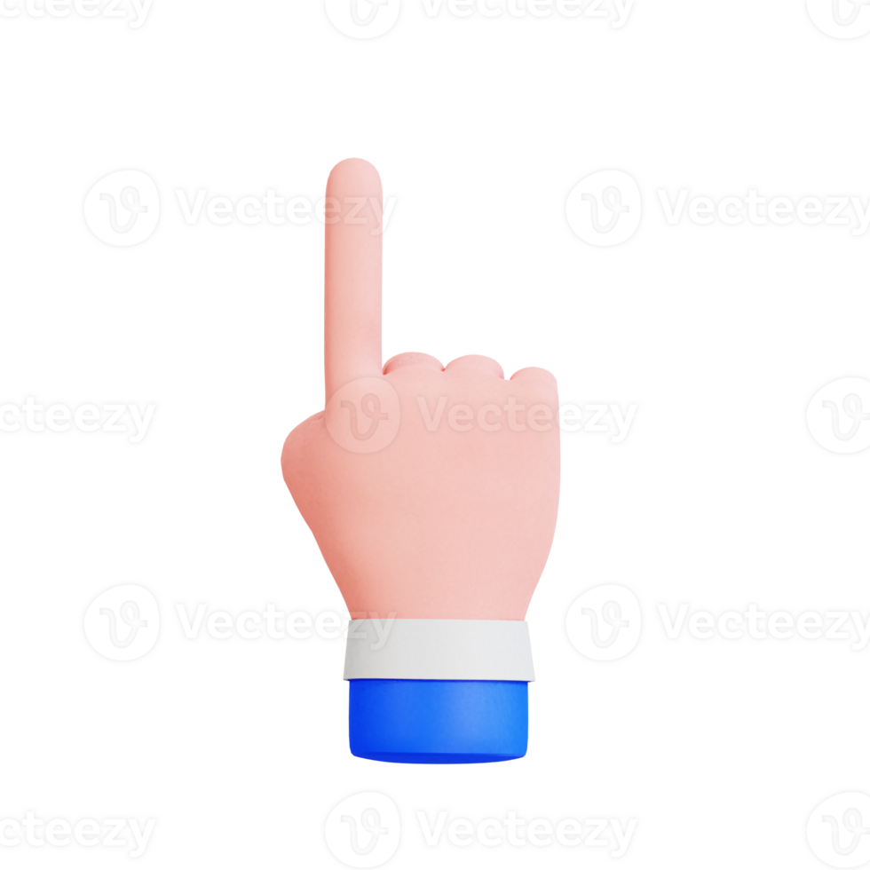 Hand Gesture Vol 2 3D Icon png