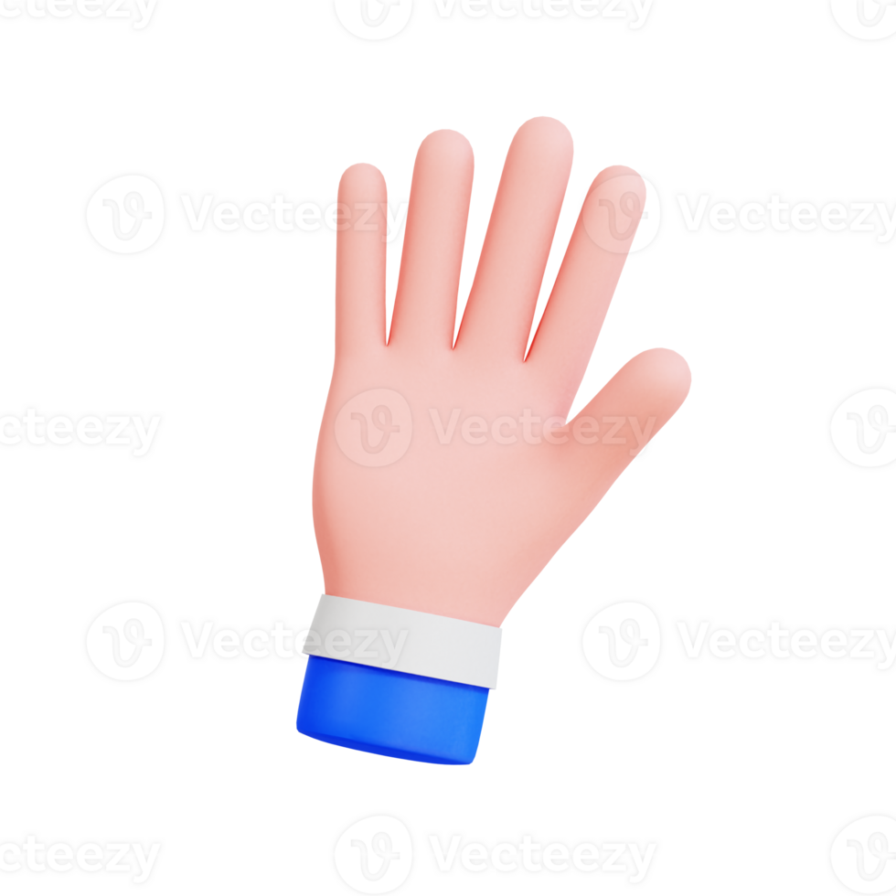 Hand Gesture Vol 1 3D Icon png