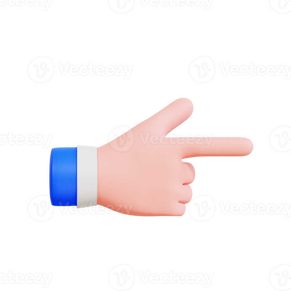 Hand Gesture Vol 1 3D Icon png