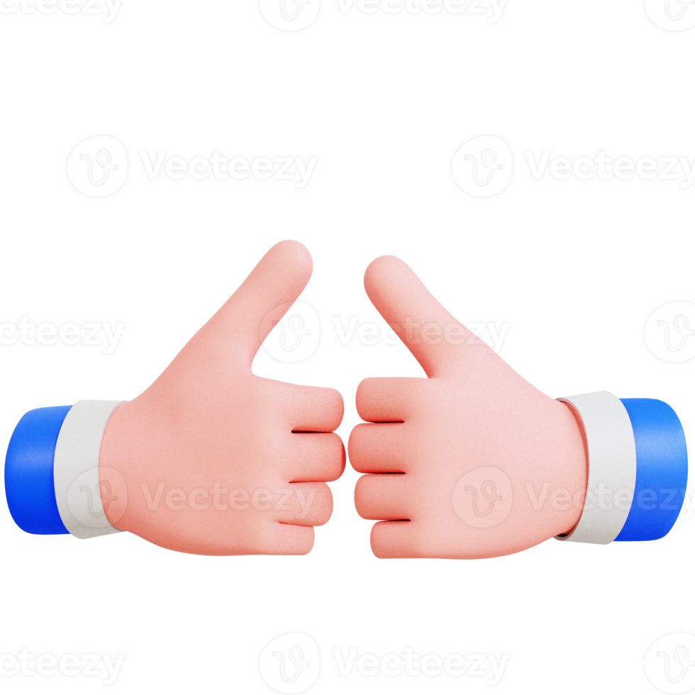 Hand Gesture Vol 3 3D Icon png
