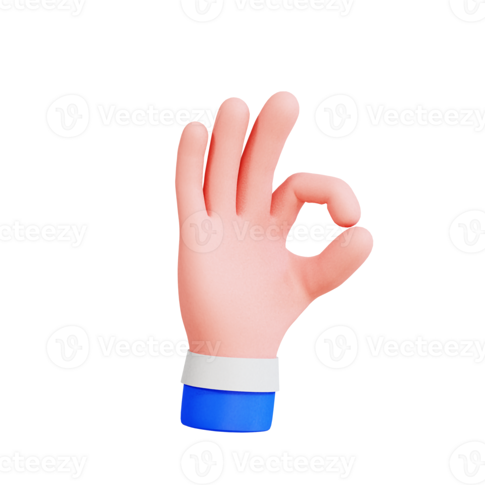 Hand Gesture Vol 2 3D Icon png