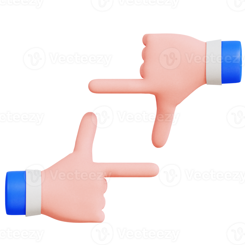 Hand Gesture Vol 3 3D Icon png