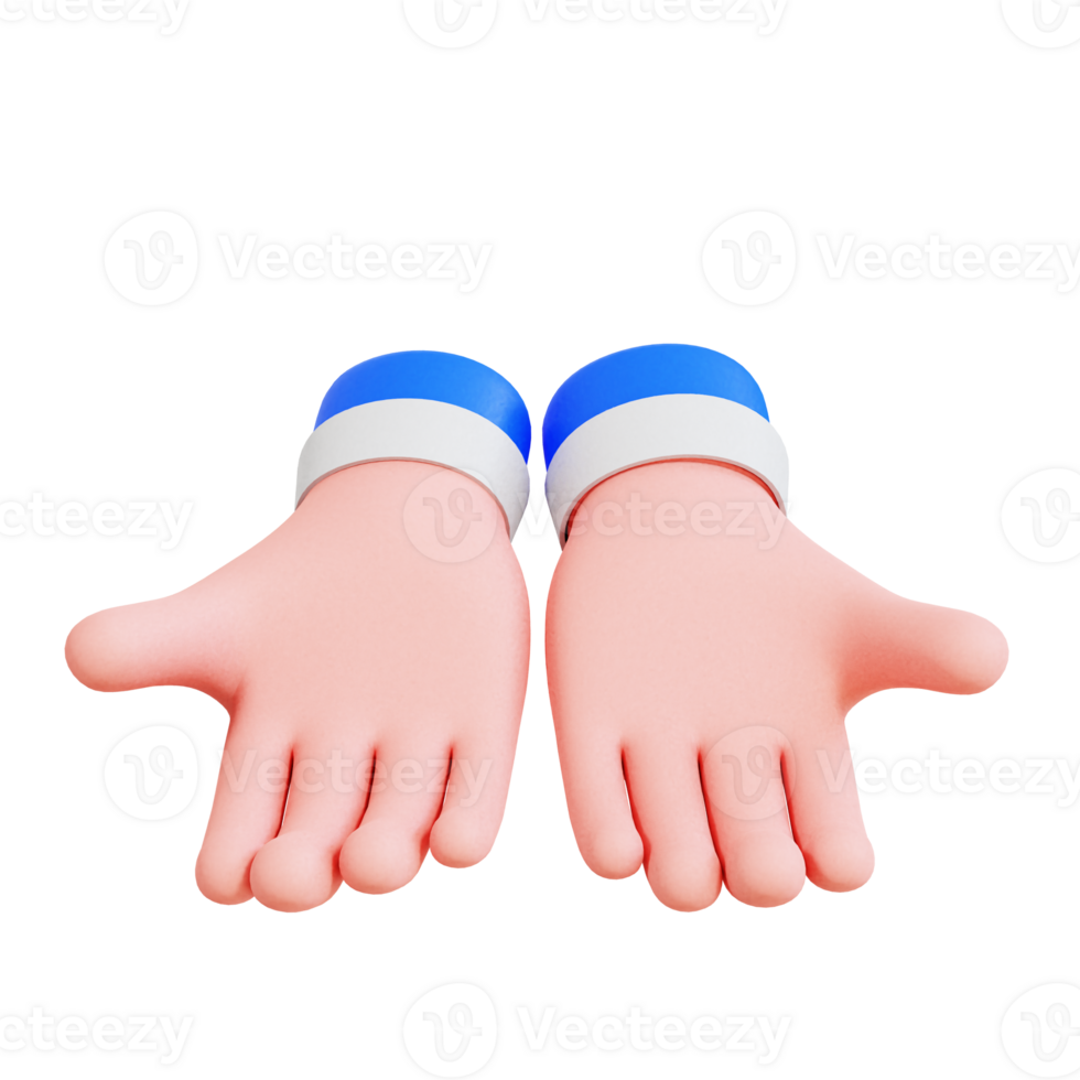 Hand Gesture Vol 3 3D Icon png