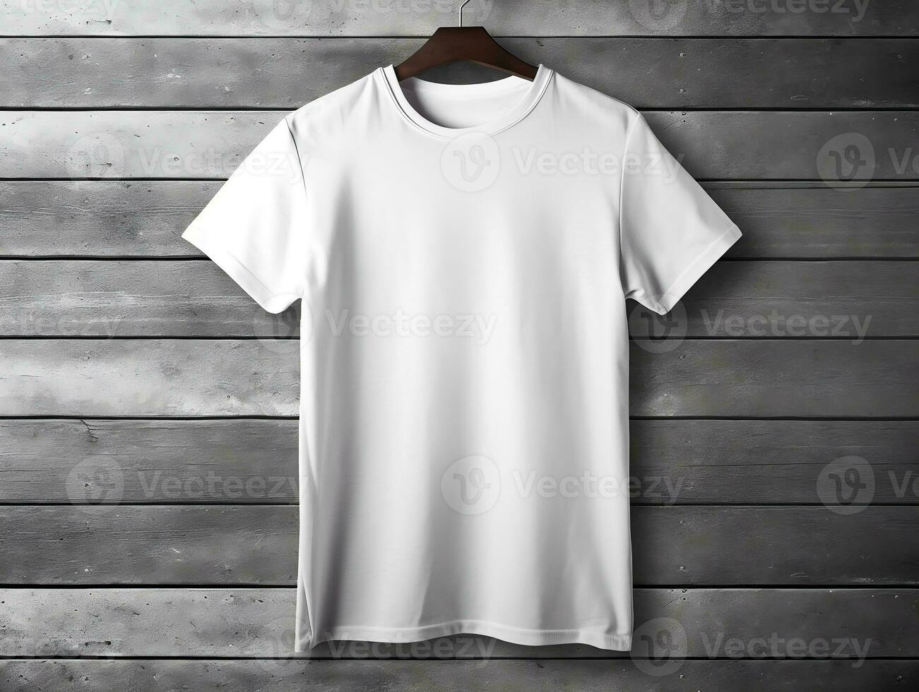 male t-shirt mockup, oversized white t-shirt generative ai photo
