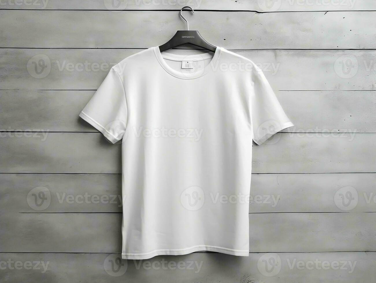 female t-shirt mockup, oversized white t-shirt generative ai photo