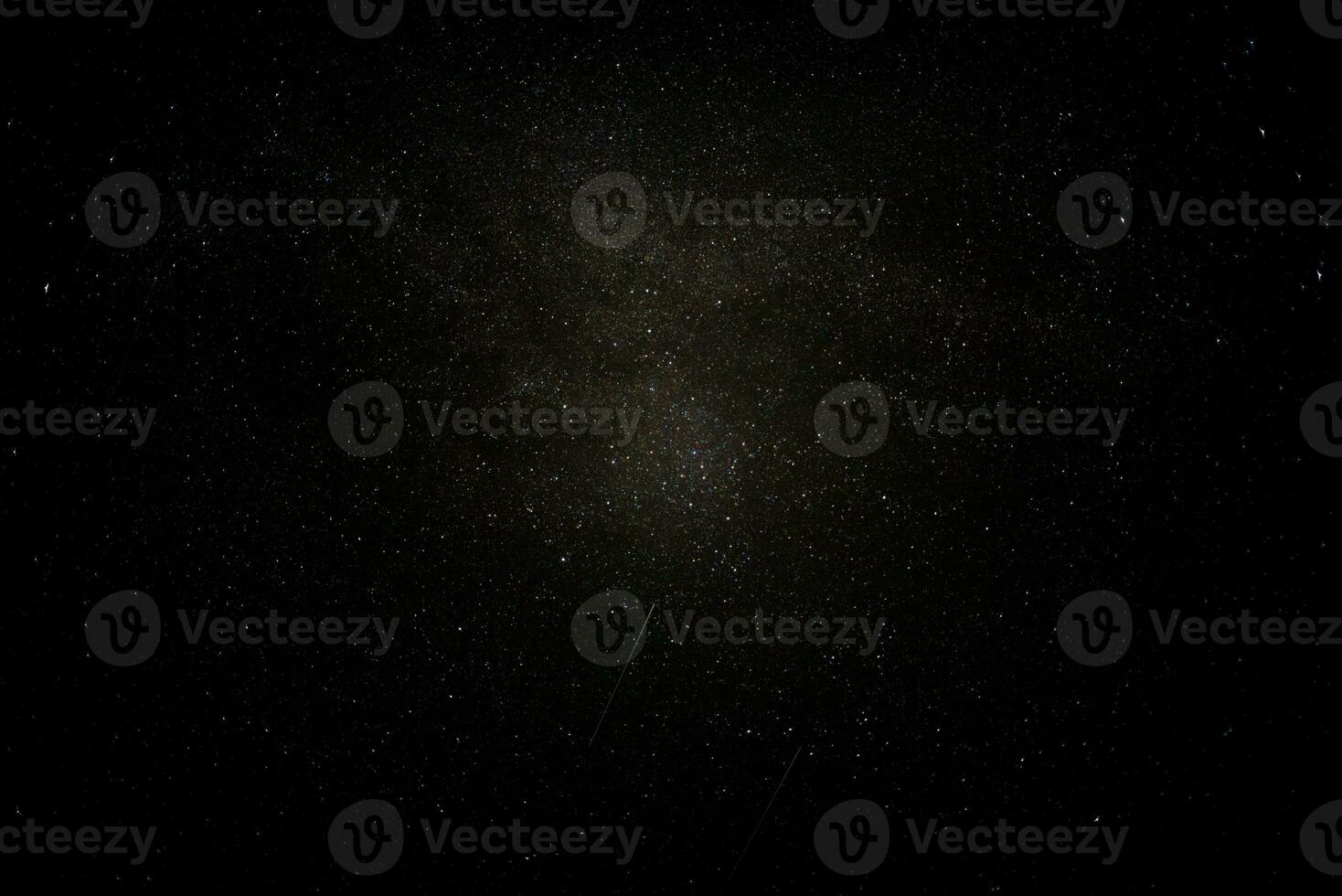 Night sky with visible stars photo
