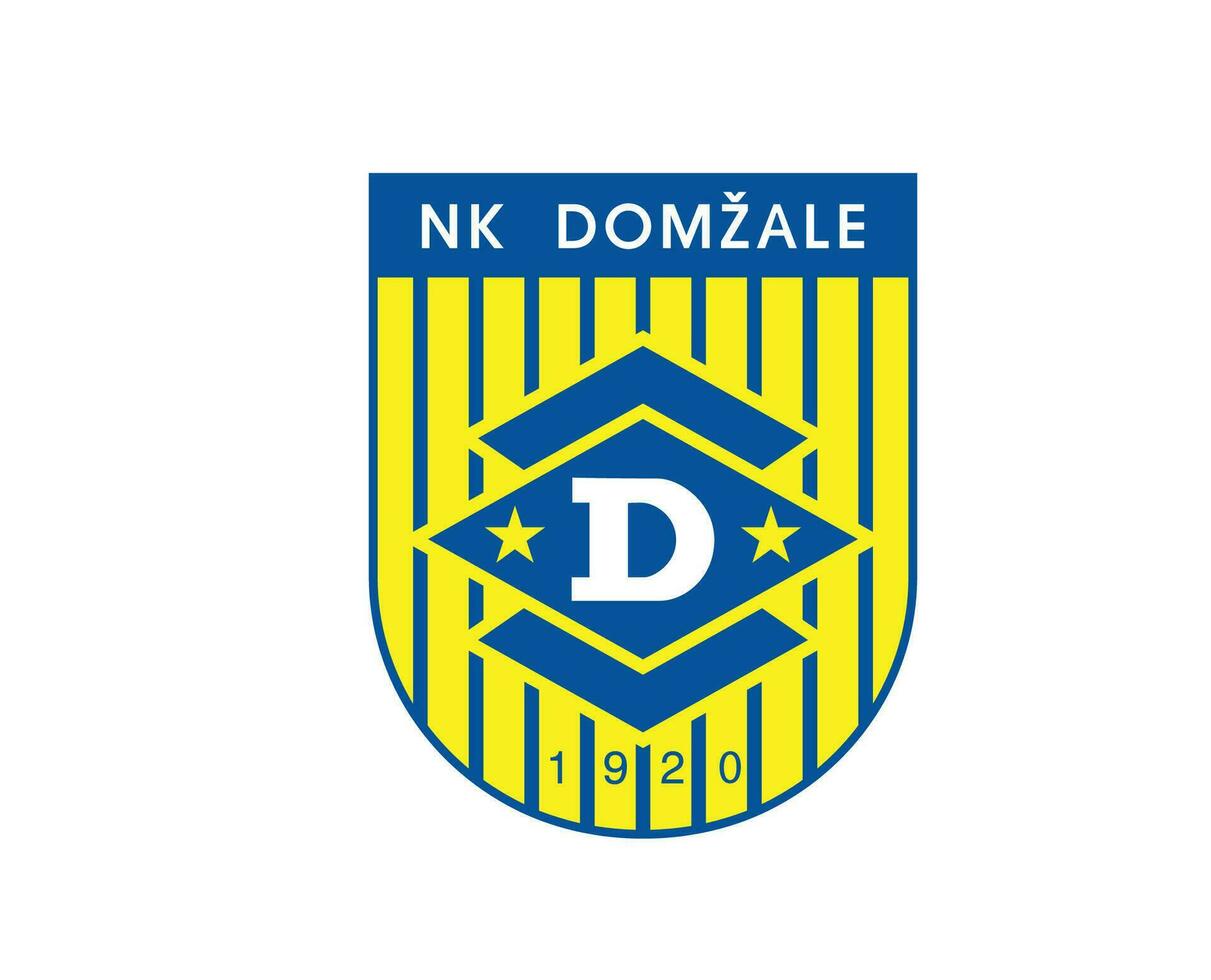 domzale club logo símbolo Eslovenia liga fútbol americano resumen diseño vector ilustración