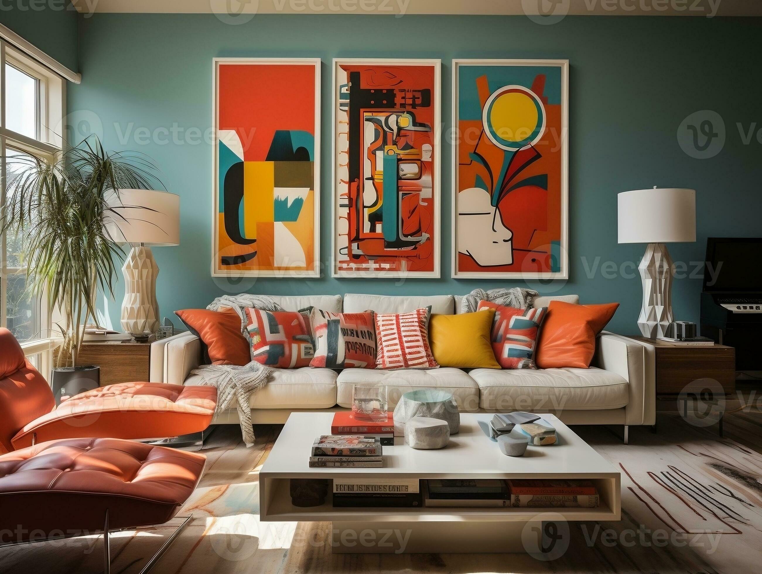 Mid-Century Modern Abstract Art