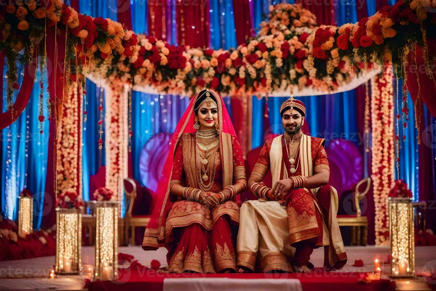 a wedding in mumbai. AI-Generated photo