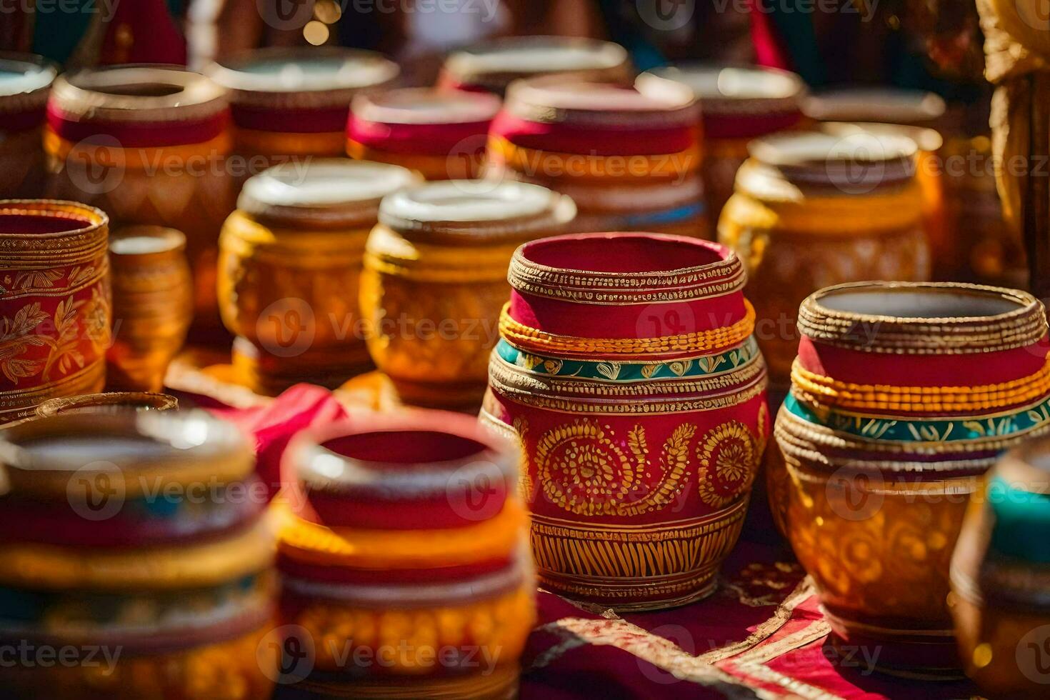 indian wedding drums. AI-Generated photo