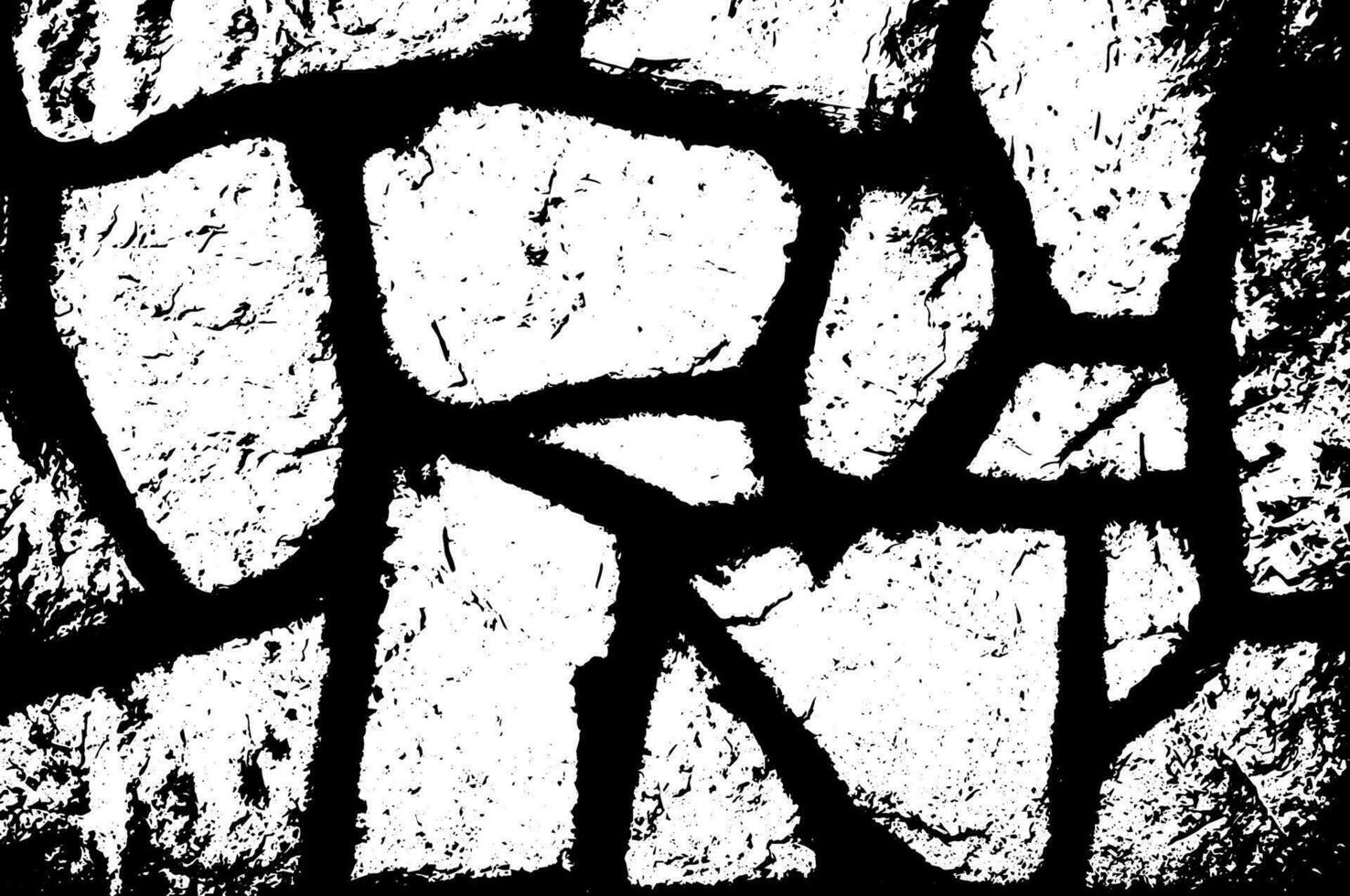 Rustic cracked vector texture with many cracks and scratches. Abstract background. Broken and damaged surface.