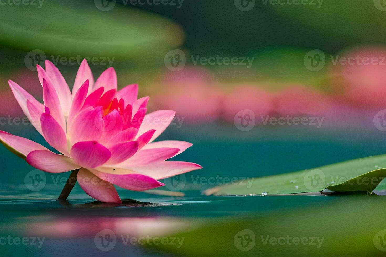 the lotus flower is a symbol of peace and harmony. AIGenerated