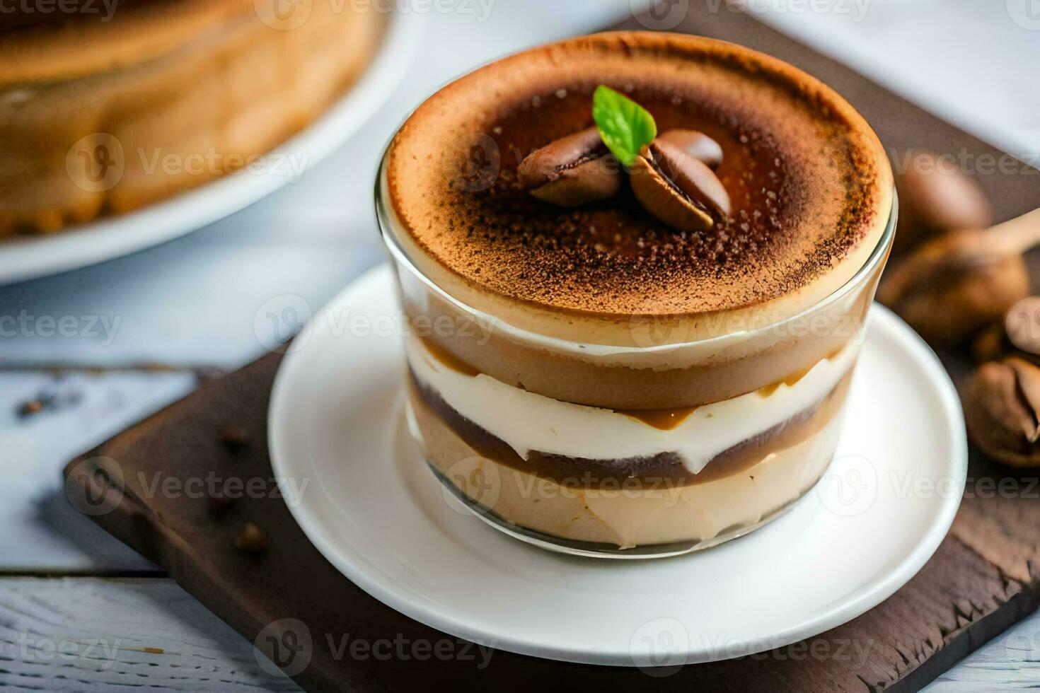 the best coffee desserts. AI-Generated photo