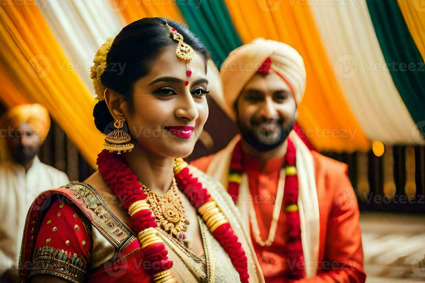 indian wedding photography in delhi. AI-Generated photo