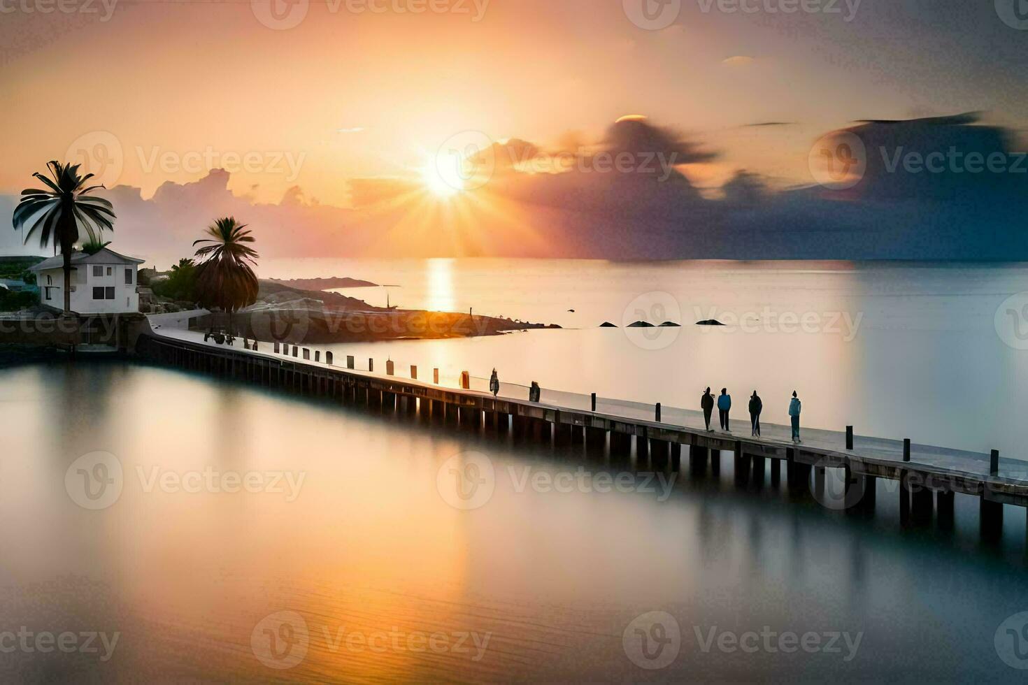 photo wallpaper the sky, sea, people, the sea, the sky, the sea, the. AI-Generated