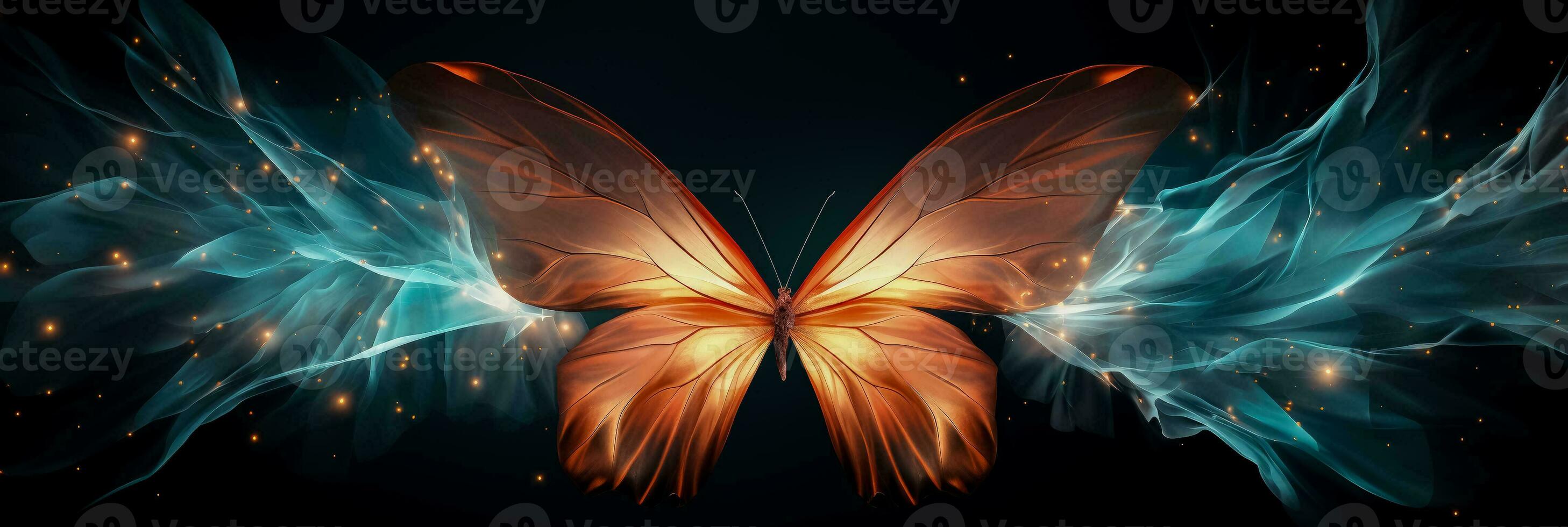 Butterfly wing structure X ray image background with empty space for text photo