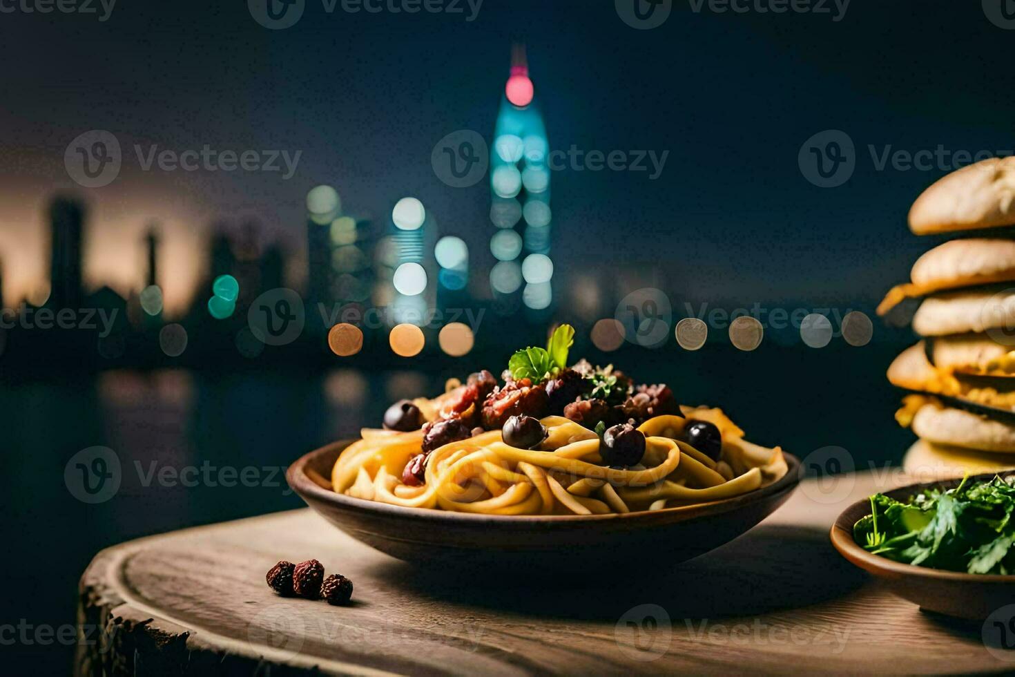 the best food in dubai. AI-Generated photo